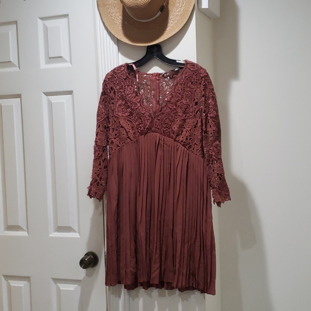 Burgundy Dress